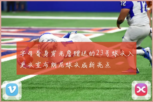字母哥身穿老詹赠送的23号球衣入更衣室布朗尼球衣成新亮点